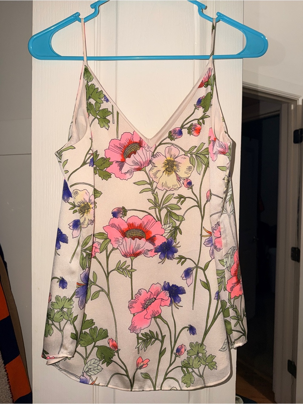 Express Floral V-Neck Camisole Top